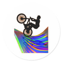 BMX on Rainbow Road