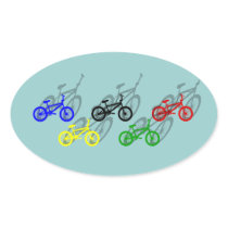BMX rider bicyle cycling dirt track cyclist Stickers
