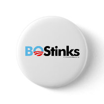 BO Stinks Graphic Pinback Buttons