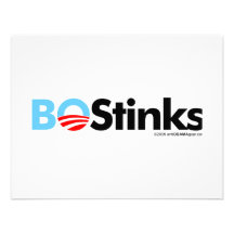 BO Stinks Graphic Personalized Announcements