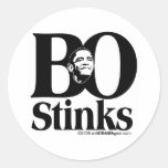 BO Stinks Round Sticker