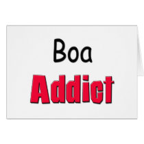 Boa Addict Greeting Card