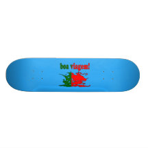 Boa Viagem - Good Trip in Portuguese - Vacations Skate Board