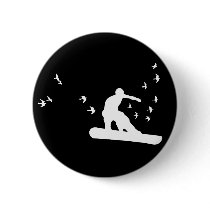 board with birds. button
