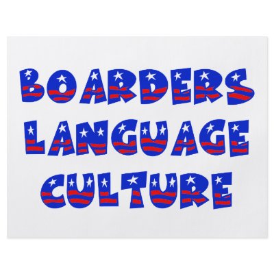 Boarders Language Culture Personalized Flyer by ColorShow