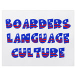 Boarders Language Culture flyers