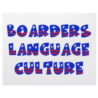 Boarders Language Culture Custom Letterhead by ColorShow