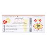 Boarding Pass to Portugal Wedding Invitation invitations