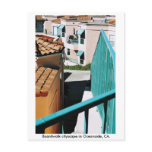 Boardwalk cityscape in Oceanside, CA. Post Card