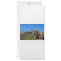 Boardwalk, Florida, Cape San Bur beach picture Rack Cards