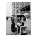 Boardwalk Transport: 1905 Postcard