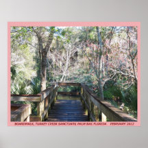 Boardwalk Turkey Creek Palm Bay, Florida canvas Posters