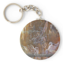 Boat Among Icebergs By Doré Gustave Keychain
