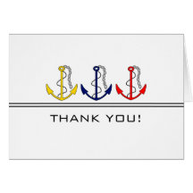 Boat Anchors-Thank You Card