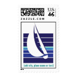 Boat Blues Square_template postage