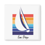 Boat Colour Square_San Diego magnet
