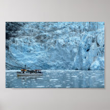 boat & glacier posters
