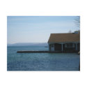 boat house postcards