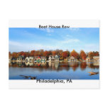Boat House Row, Philadelphia, PA postage stamp Post Card