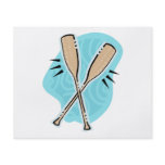 boat oars graphic custom flyer