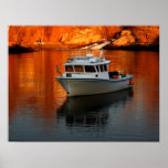 Boat On Perkins Cove Maine posters