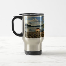 Boat on the Shore Coffee Mug
