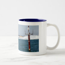 Boat Racing in Key West Coffee Mugs
