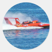 Boat Racing Sticker