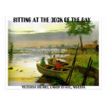 boat ride 2, SITTING AT THE DOCK OF THE BAY , V... Postcard