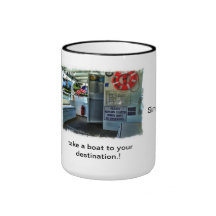 boat ride coffee mug