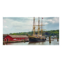 Boat - Sailors Delight Personalized Photo Card