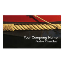 Boat supplies industry business card