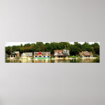 Boathouse Row Panorama Poster