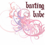 Boating Babe Photo Cutout