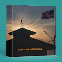 Boating memories at sunset, binder binders