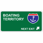 Boating Next Exit photo sculptures