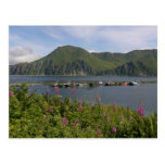 Boats at the spit in Dutch Harbour, Alaska Post Cards