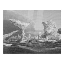 Boats in a Swell Amongst Ice, August 24, 1826, fro Post Cards
