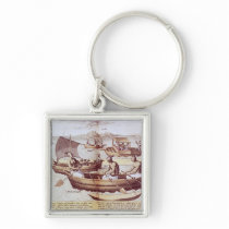 Boats in Goa keychains