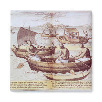 Boats in Goa magnets