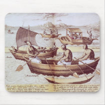 Boats in Goa mousepads