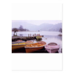 Boats in Lake District Northern England Post Card