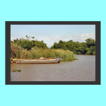 Boats on Black River posters