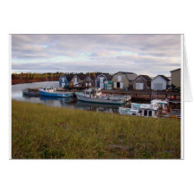 Boats on Prince Edward Island Greeting Card