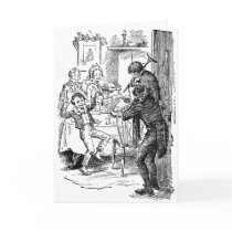Bob and Tiny Tim Greeting Card