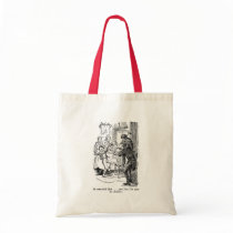 Bob and Tiny Tim (with text) Tote Bag