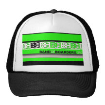 Bob band green mesh hat