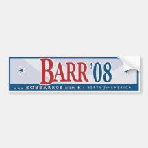 Bob Barr 08 Autocollants Pour Voiture