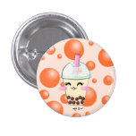 Boba Bubble Milk Tea Button