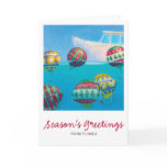 Bobber Fish Bulbs Christmas card